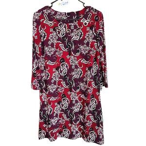 Maria Gabrielle Dress Size MEDIUM Pullover, 3/4 Long Sleeves
